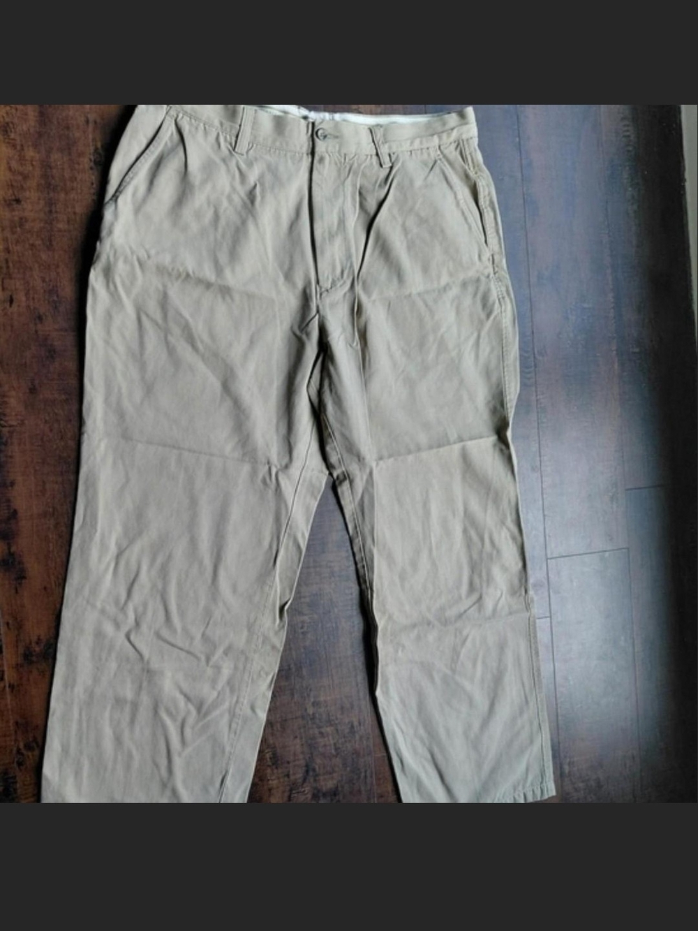 Men's Dress Pants in Khaki - Straight Leg